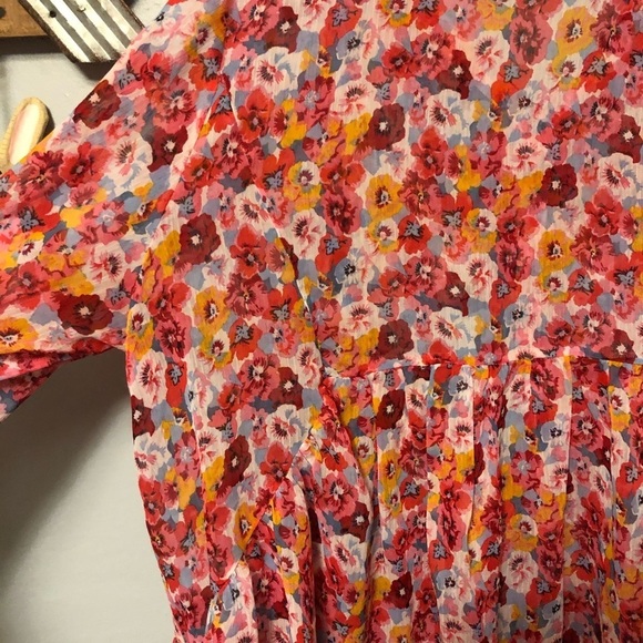 Lane Bryant button front babydoll blouse size 22/24P. - Picture 11 of 13